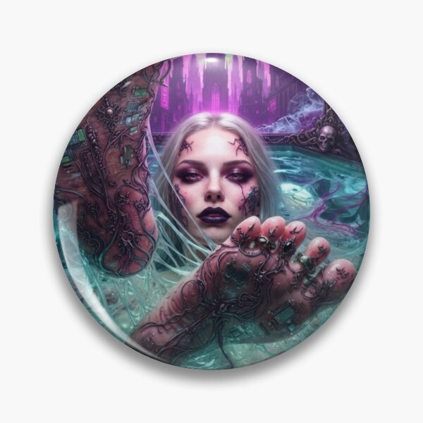 Item preview, goth girl in pool designed and sold by Joenaples.