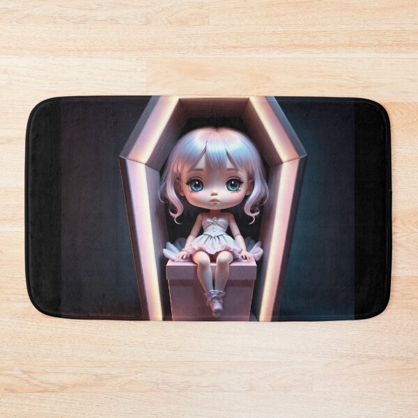 Item preview, Melancholy Gothic Doll in its Coffin Case designed and sold by TrezeTreze.