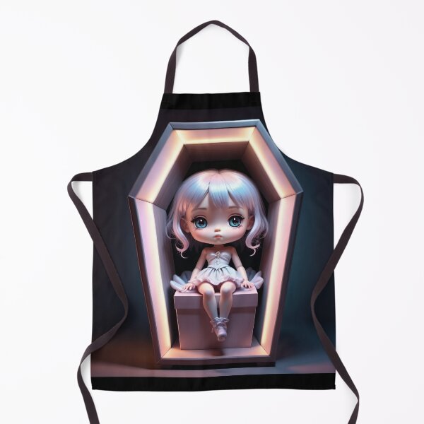 Item preview, Melancholy Gothic Doll in its Coffin Case designed and sold by TrezeTreze.