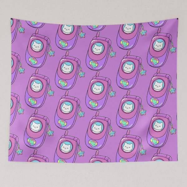 Item preview, Kawaii Retro Cat Phone y2k Aesthetic  designed and sold by Randomnessy.