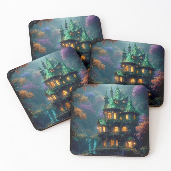 Item preview, Mystic Haven: Emerald Spire Falls Sanctuary designed and sold by Vhelir-Art.