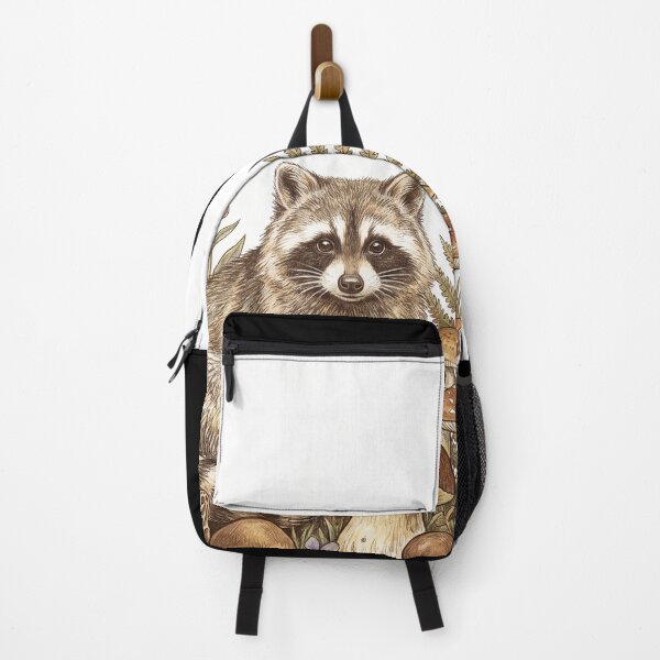Item preview, Vintage Botanical Raccoon with Wild Mushrooms designed and sold by Jaani-T.