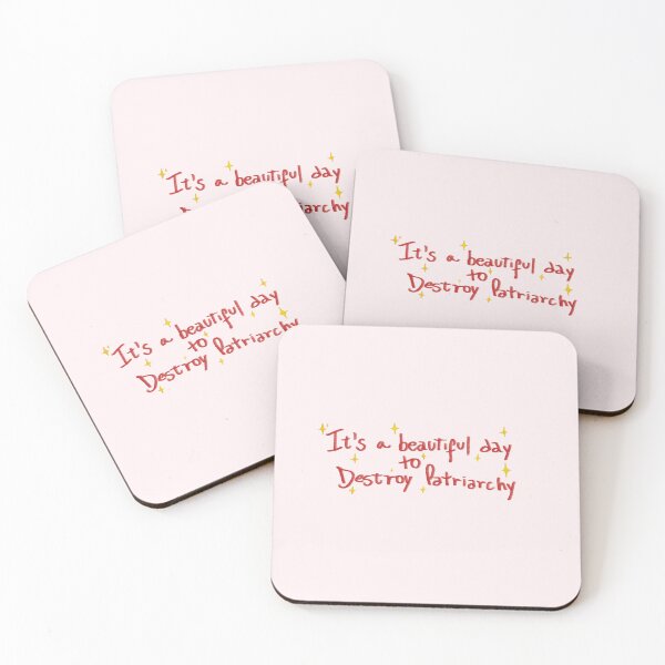 Item preview, Its A Beautiful Day To Destroy Patriarchy Feminist Art designed and sold by Pop & Punch.