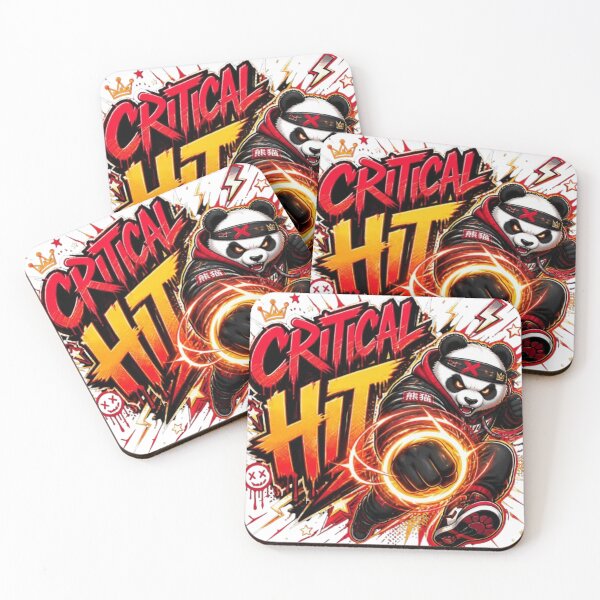 Item preview, CRITICAL HIT Panda Gaming Sticker | Neon Esports Gamer Graphic Design designed and sold by Stylestickers55.