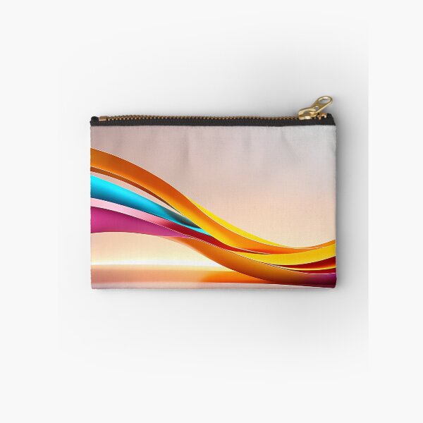 Item preview, Horizontal Vibrant Fluid Wave Abstract Art designed and sold by CuteSlothWorld.