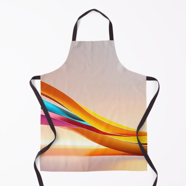 Item preview, Horizontal Vibrant Fluid Wave Abstract Art designed and sold by CuteSlothWorld.