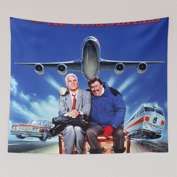 Item preview, Planes Trains & Automobiles Original Custom Vintage Movie Poster Wall Art designed and sold by Cool Robot Bro..