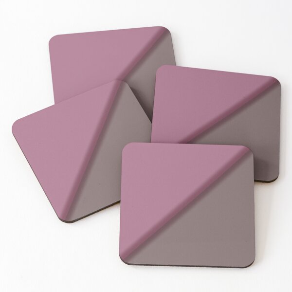Item preview, Minimalist Dusty Rose and Taupe brown designed and sold by pluielegere.