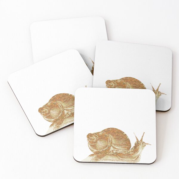 Item preview, Textile Vintage Snail Illustration Cottagecore Aesthetic designed and sold by Fiorart Studio .