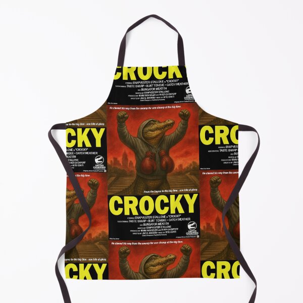 Item preview, Crocky Classic Retro Movie Parody designed and sold by MissTerryWoman.