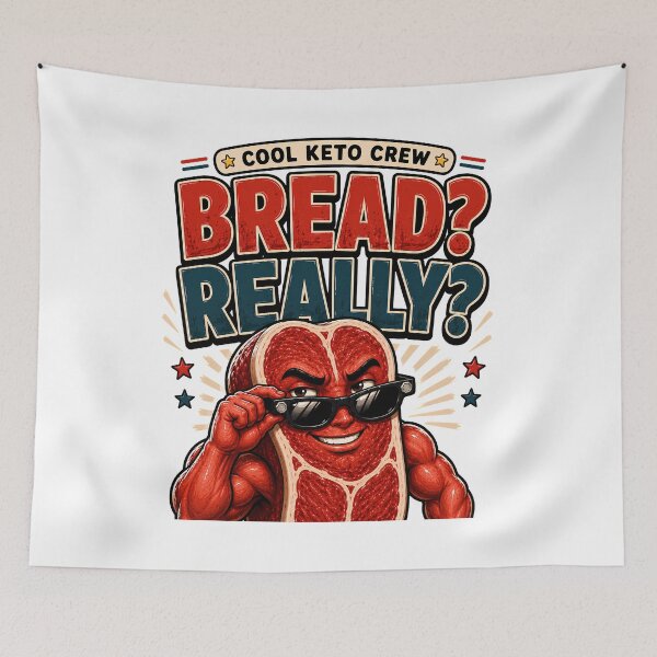 Item preview, Cool Keto Crew - Bread? Really? designed and sold by Method-Up.