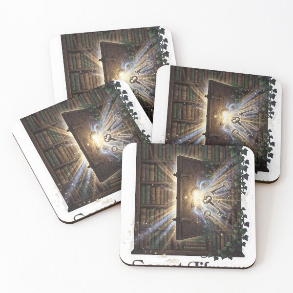 Item preview, Hidden Library Door Sticker Souvenir Summer Edition designed and sold by Imaginarium of Chaos falcon88 .