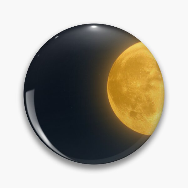 Item preview, Golden Full Moon Glowing in Starry Night Sky Celestial designed and sold by StudioForge.