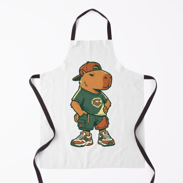 Item preview, Cool Dressed Capybara in Retro Streetwear designed and sold by dreephic22.