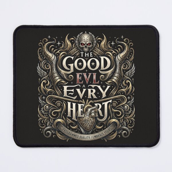 Item preview, Mechanical Skull Evil Heart Shield designed and sold by Voodoo Store Paranormal Collections.