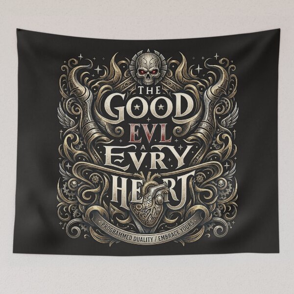 Item preview, Mechanical Skull Evil Heart Shield designed and sold by Voodoo Store Paranormal Collections.