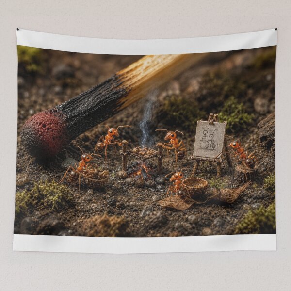 Item preview, Ants at the Backyard Barbecue designed and sold by  CrimsonBloomSyndicate .