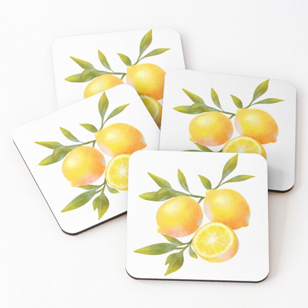Item preview, Fresh Juicy Lemon Slices & Botanical Branch designed and sold by A-lumirite.