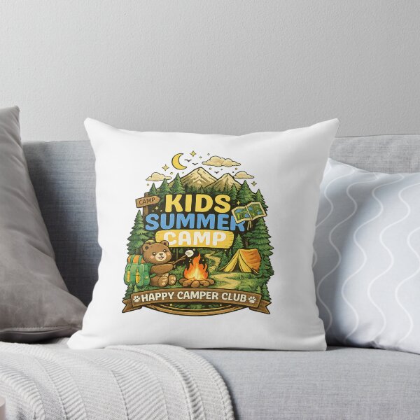 Item preview, Happy Camper Kids Summer Camp designed and sold by AmalHelmiLab.