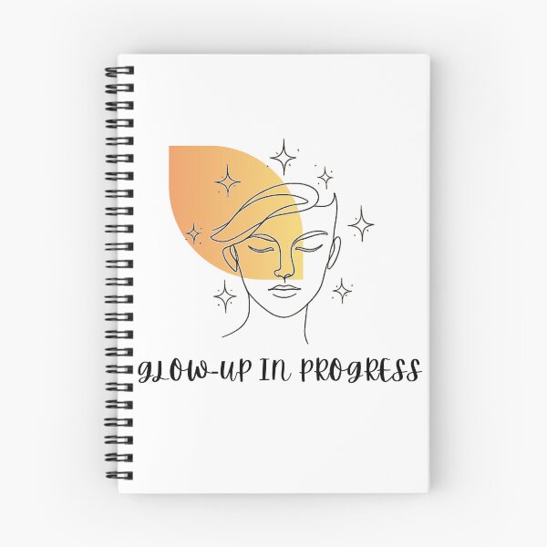 Item preview, Glow Up In Progress Minimalist One Line Art designed and sold by RunningWhiskers.