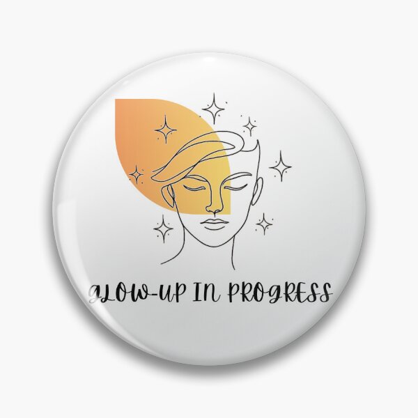 Item preview, Glow Up In Progress Minimalist One Line Art designed and sold by RunningWhiskers.