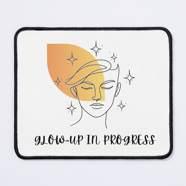 Item preview, Glow Up In Progress Minimalist One Line Art designed and sold by RunningWhiskers.