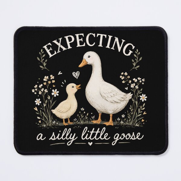 Item preview, Expecting A Silly Little Goose Pregnancy Announcement Cottagecore Humor designed and sold by VGAfanatic.