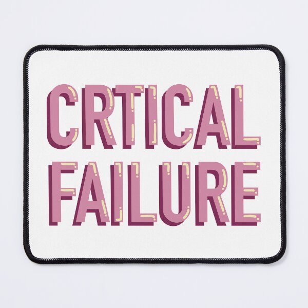 Item preview, Critical Failure Sticker D&D Tabletop RPG Decal designed and sold by alexmaushaus.
