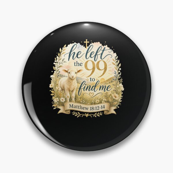 Item preview, Matthew 18 Found Lamb Christian Scripture Design designed and sold by snowry.