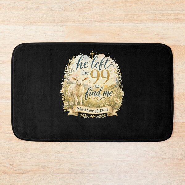 Item preview, Matthew 18 Found Lamb Christian Scripture Design designed and sold by snowry.