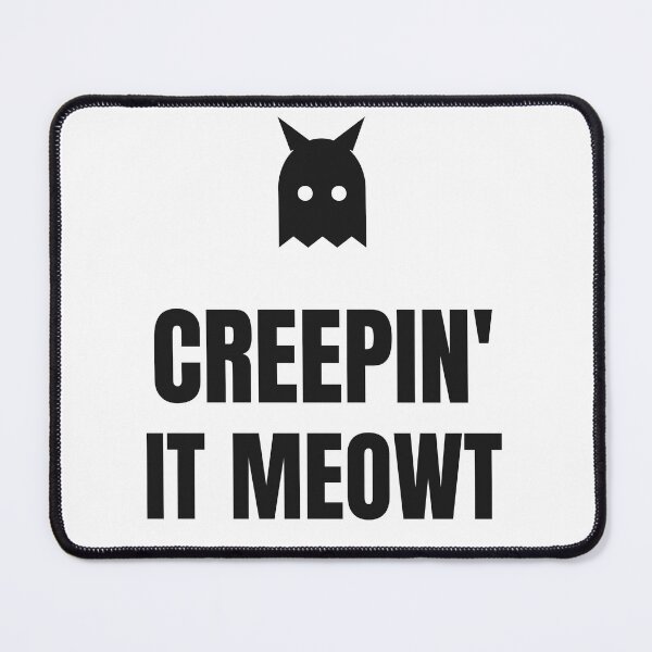Item preview, Creepin It Meowt - Funny Halloween Cat Pun Shirt designed and sold by RankShift.