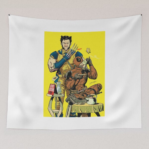 Item preview, Wolverine and Deadpool disturb designed and sold by danborgesart.