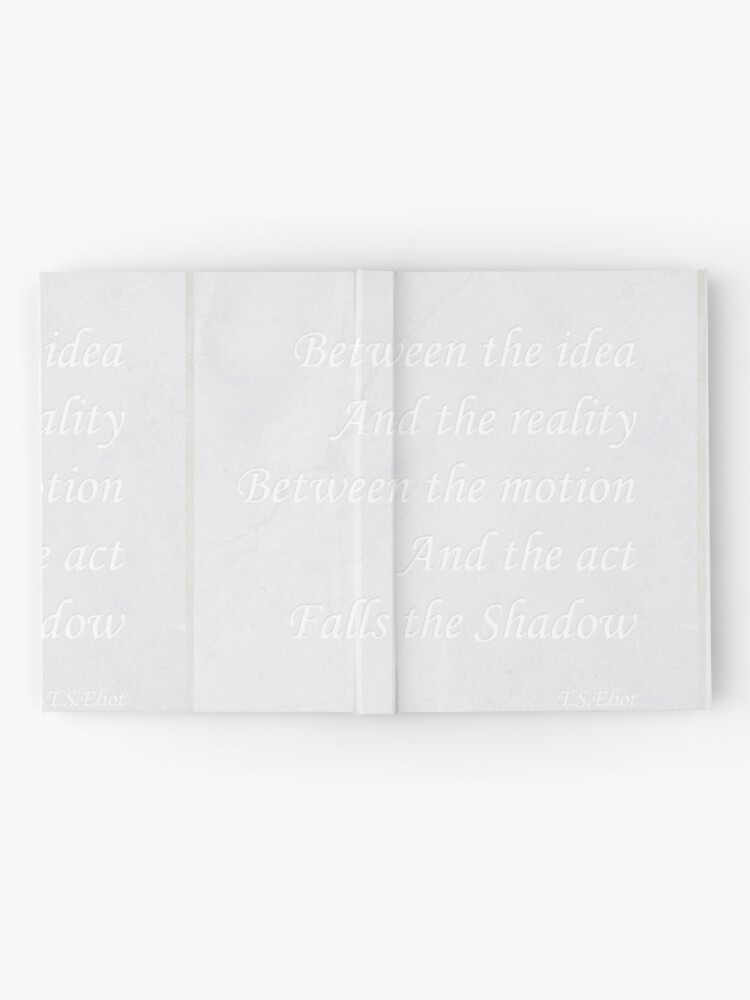 Alternate view of Quotation from T.S.Eliot Hardcover Journal