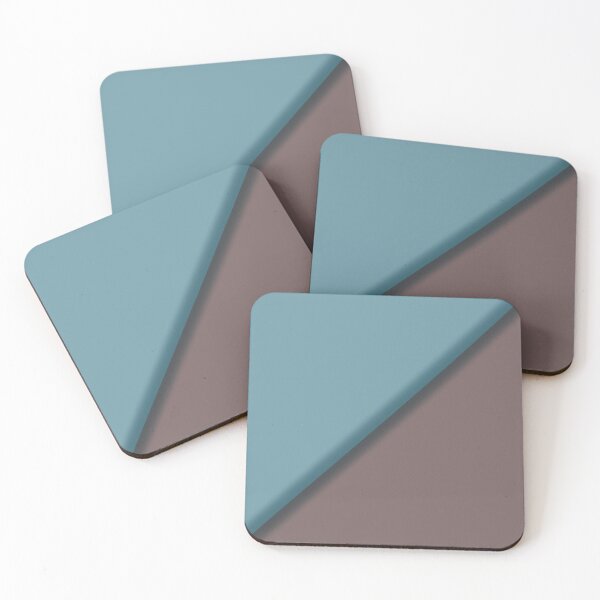 Item preview, Minimalist Dusty Blue and Taupe  designed and sold by pluielegere.