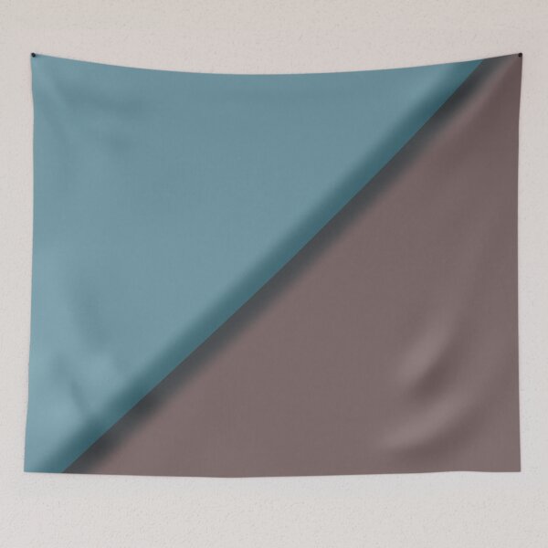 Item preview, Minimalist Dusty Blue and Taupe  designed and sold by pluielegere.