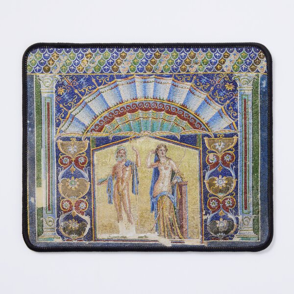 Item preview, Neptune Amphitrite Roman Mosaic Classical Art designed and sold by Retr0Tshirts.