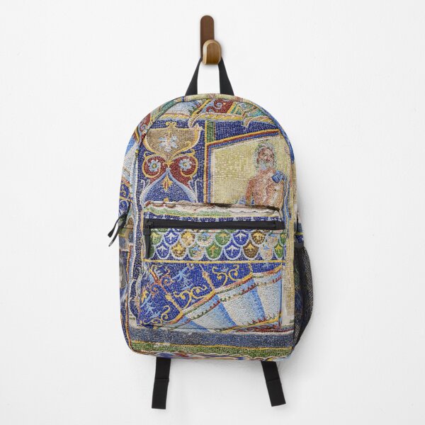 Item preview, Neptune Amphitrite Roman Mosaic Classical Art designed and sold by Retr0Tshirts.