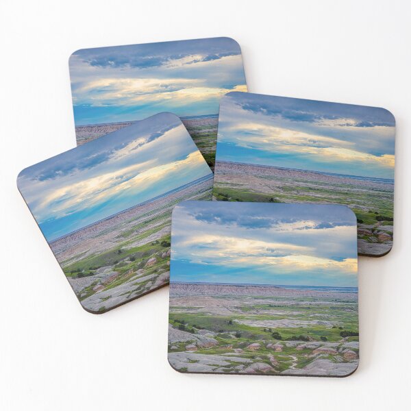 Item preview, Evening Rays Over the Badlands designed and sold by Brian Kerls Photography.