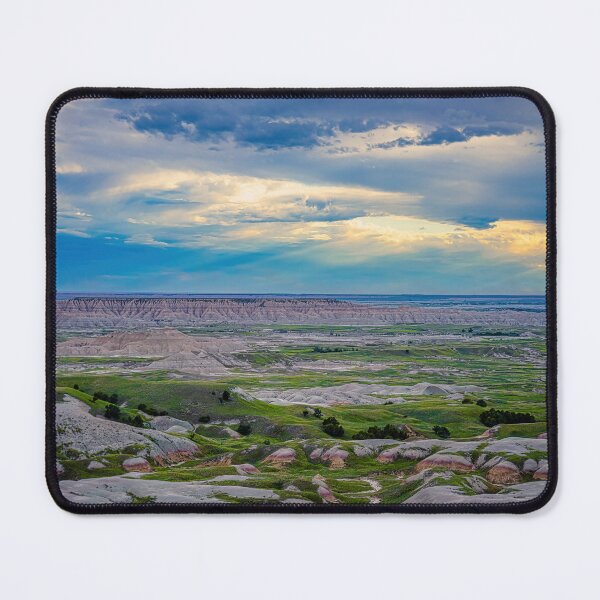 Item preview, Evening Rays Over the Badlands designed and sold by Brian Kerls Photography.