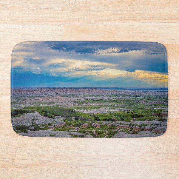 Item preview, Evening Rays Over the Badlands designed and sold by Brian Kerls Photography.