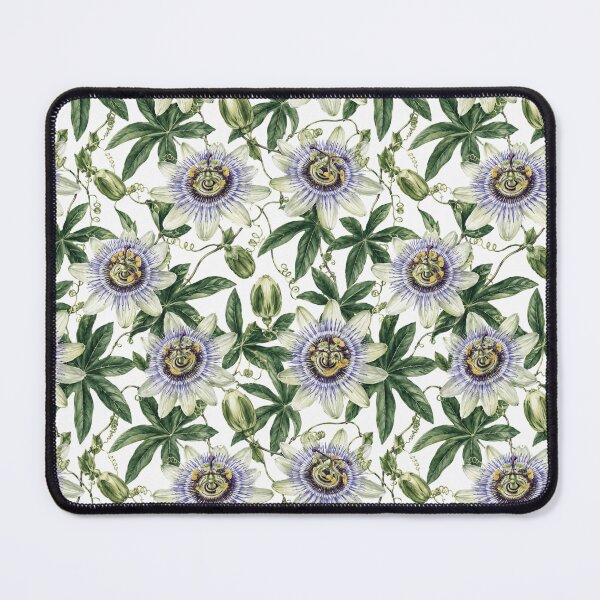 Item preview, Passionflower Exotic Structure Watercolor Seamless Pattern designed and sold by Inkworksbyshery.