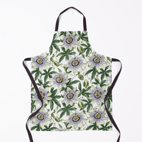 Item preview, Passionflower Exotic Structure Watercolor Seamless Pattern designed and sold by Inkworksbyshery.