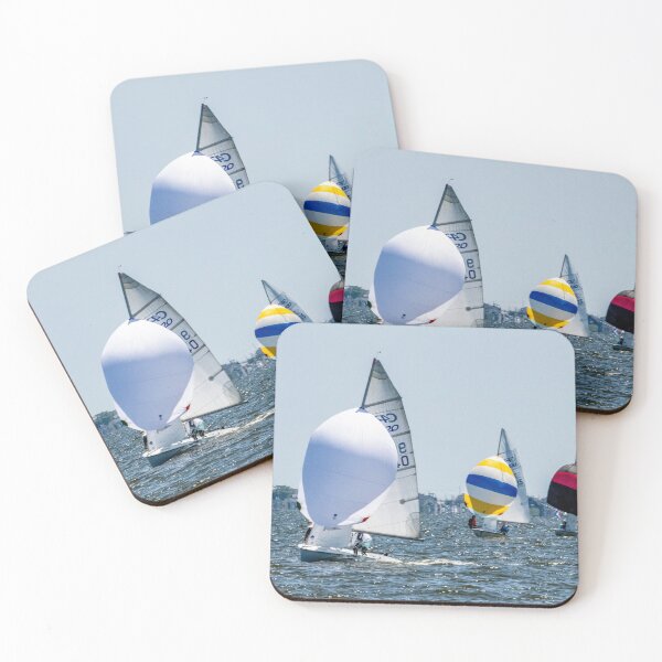 Item preview, Sailboats Racing Downwind  on Barnegat Bay New Jersey designed and sold by Frank Parisi.