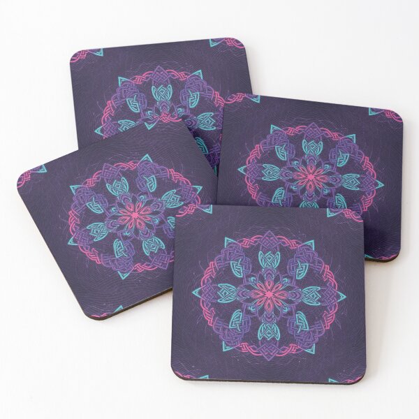 Item preview, Deep Purple Symmetrical Sacred Mandala designed and sold by IntelliMindDesigns.