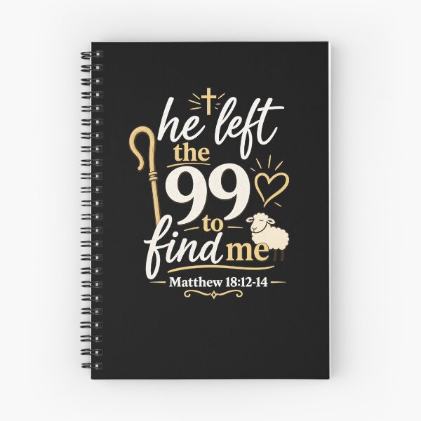 Item preview, Lost Sheep Parable Matthew 18:12-14 Christian Faith designed and sold by snowry.