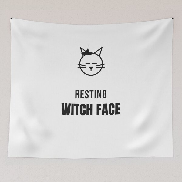 Item preview, Resting Witch Face - Funny Halloween Cat Shirt designed and sold by RankShift.