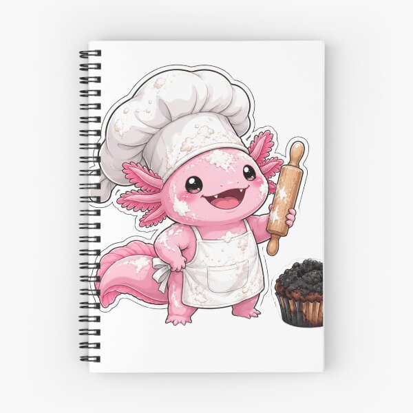 Item preview, Funny Chef Axolotl Bake Cute Baker Hat Cooking designed and sold by Uniqueauraaprints.