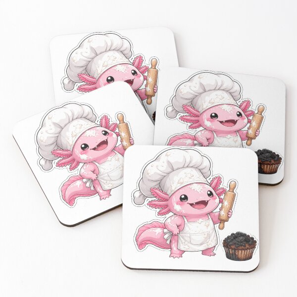 Item preview, Funny Chef Axolotl Bake Cute Baker Hat Cooking designed and sold by Uniqueauraaprints.