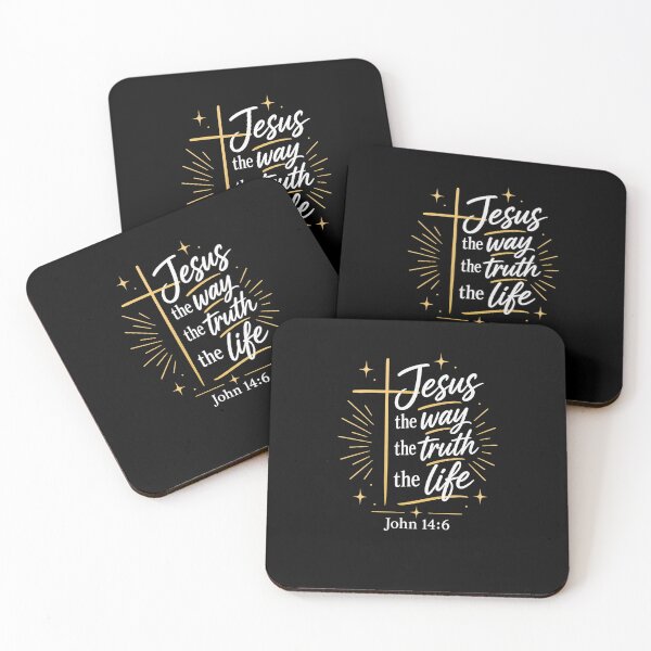 Item preview, Jesus Christ John 14:6 Bible Verse Christian Faith designed and sold by snowry.