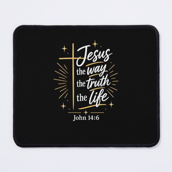 Item preview, Jesus Christ John 14:6 Bible Verse Christian Faith designed and sold by snowry.
